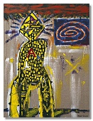 Žlutý anděl, 1995, 130x100 cm